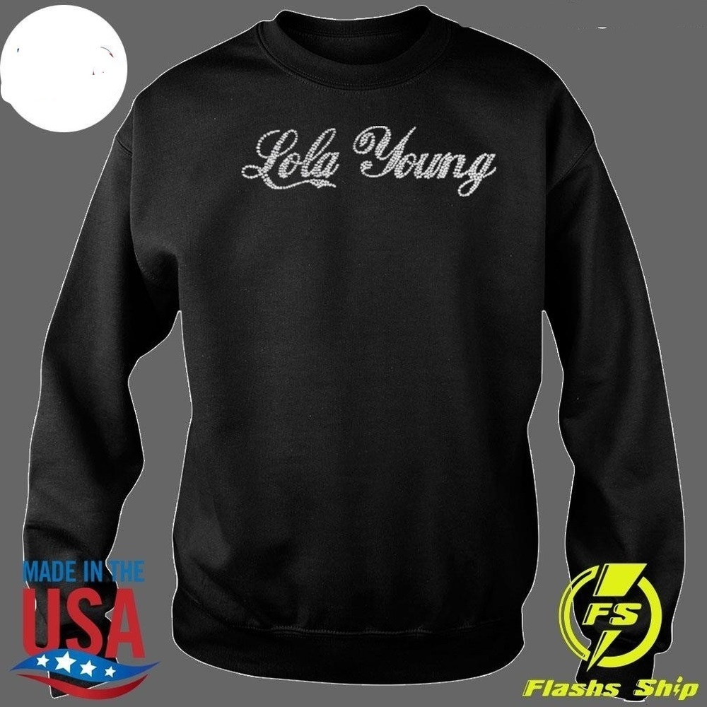 Top Lola Young Rhinestone Sweashirt